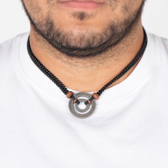 paparazzi Other - Rural Reef - Black Necklace
